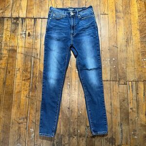 Levi's Jegging Jeans Girls Size 7 Blue Denim Ultra High Rise Skinny Fit Pocket